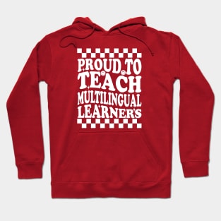 Celebrating Diversity in Education Proud To Teach Multilingual Learners Hoodie